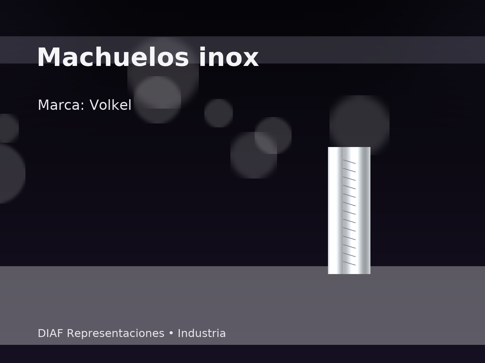 Machuelos Para Acero Inoxidable Volkel