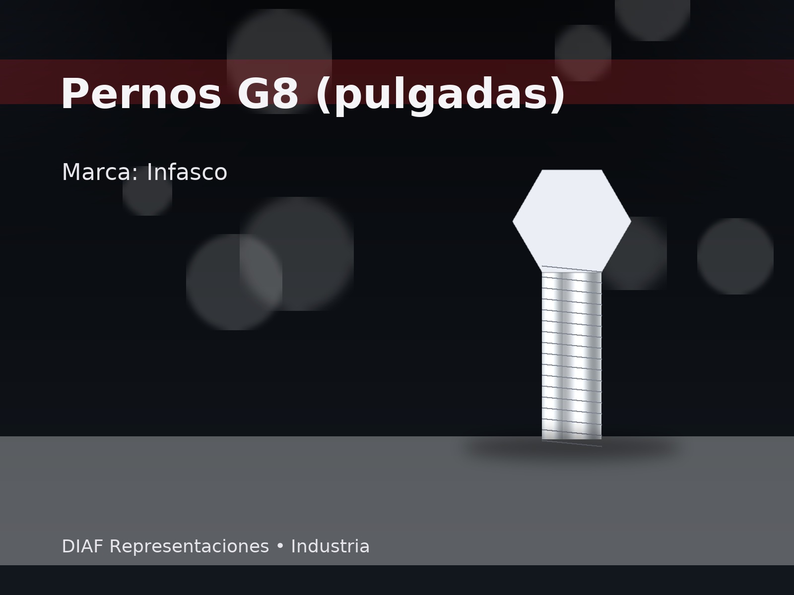 Pernos Grado 8 (Pulgadas) Infasco