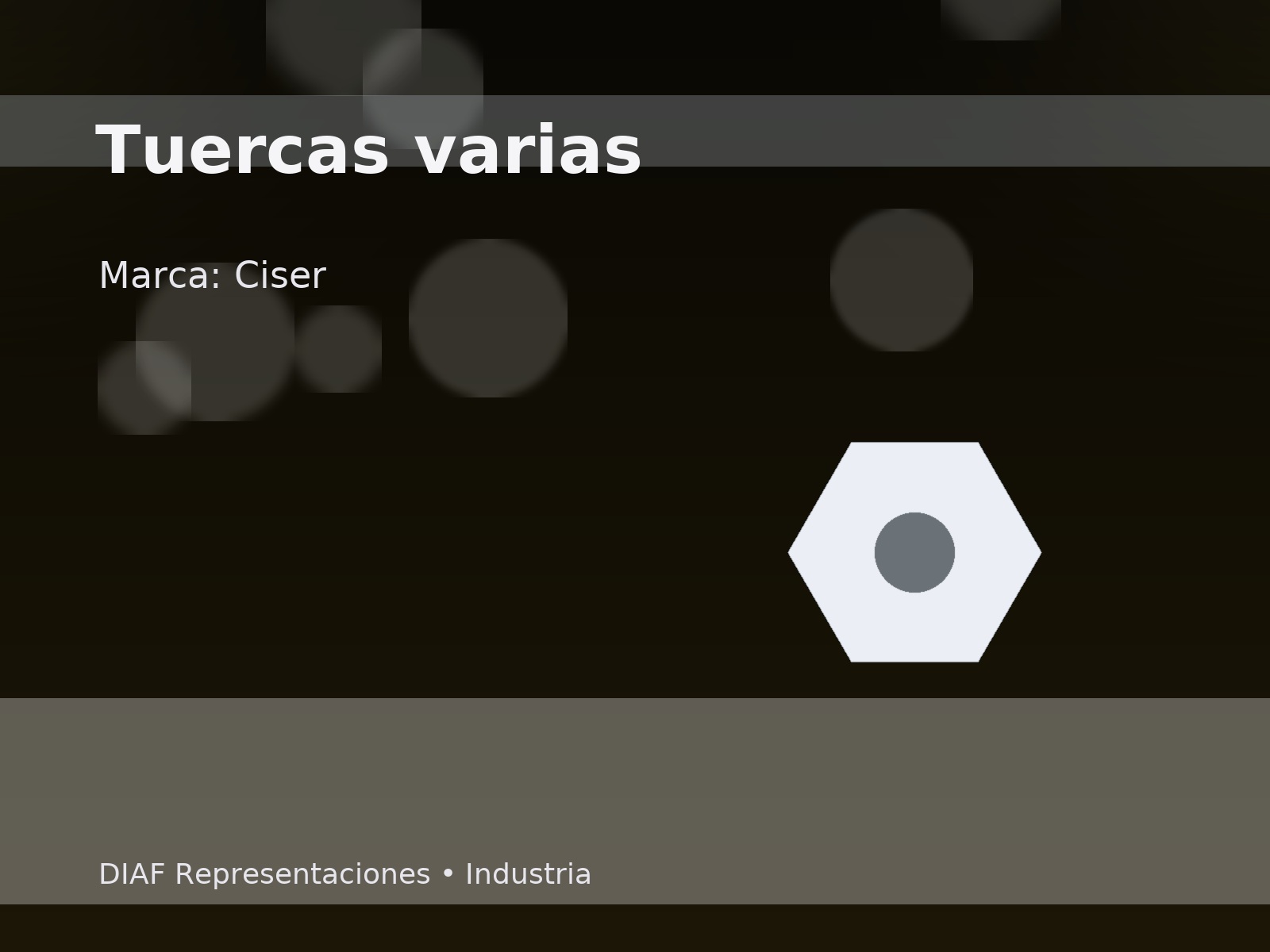 Tuercas (Varias Medidas) Ciser